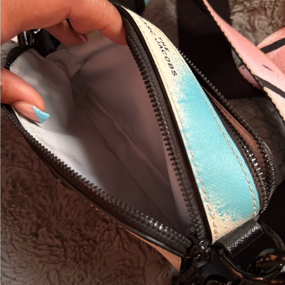 Marc Jacobs Pink and Yellow Crossbody Bag - Picture 4 of 10